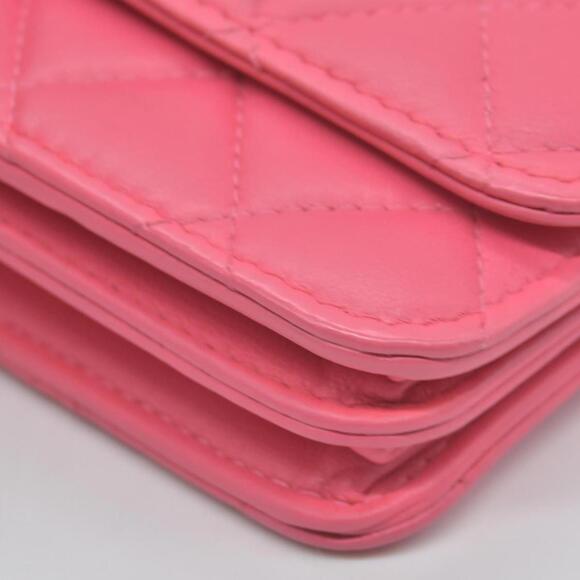Chanel Lambskin Quilted Mini Trendy CC Wallet On Chain WOC - Picture 11 of 15